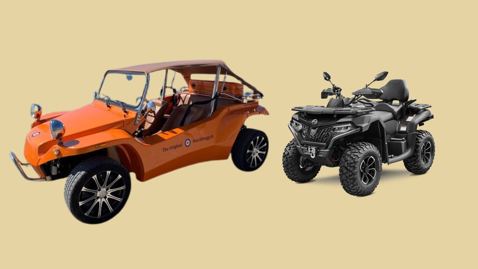 ATV quad bike rental in Kos - Red quad on scenic trail